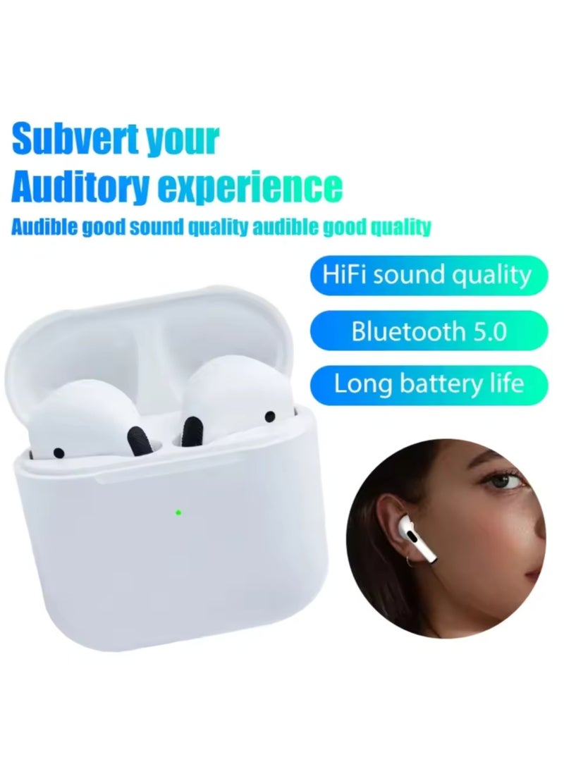 سماعات أذن لاسلكية بتقنية بلوتوث i-11 AirBuds ستيريو مع ميكروفون - متوافقة مع جميع الأجهزة - Image 2